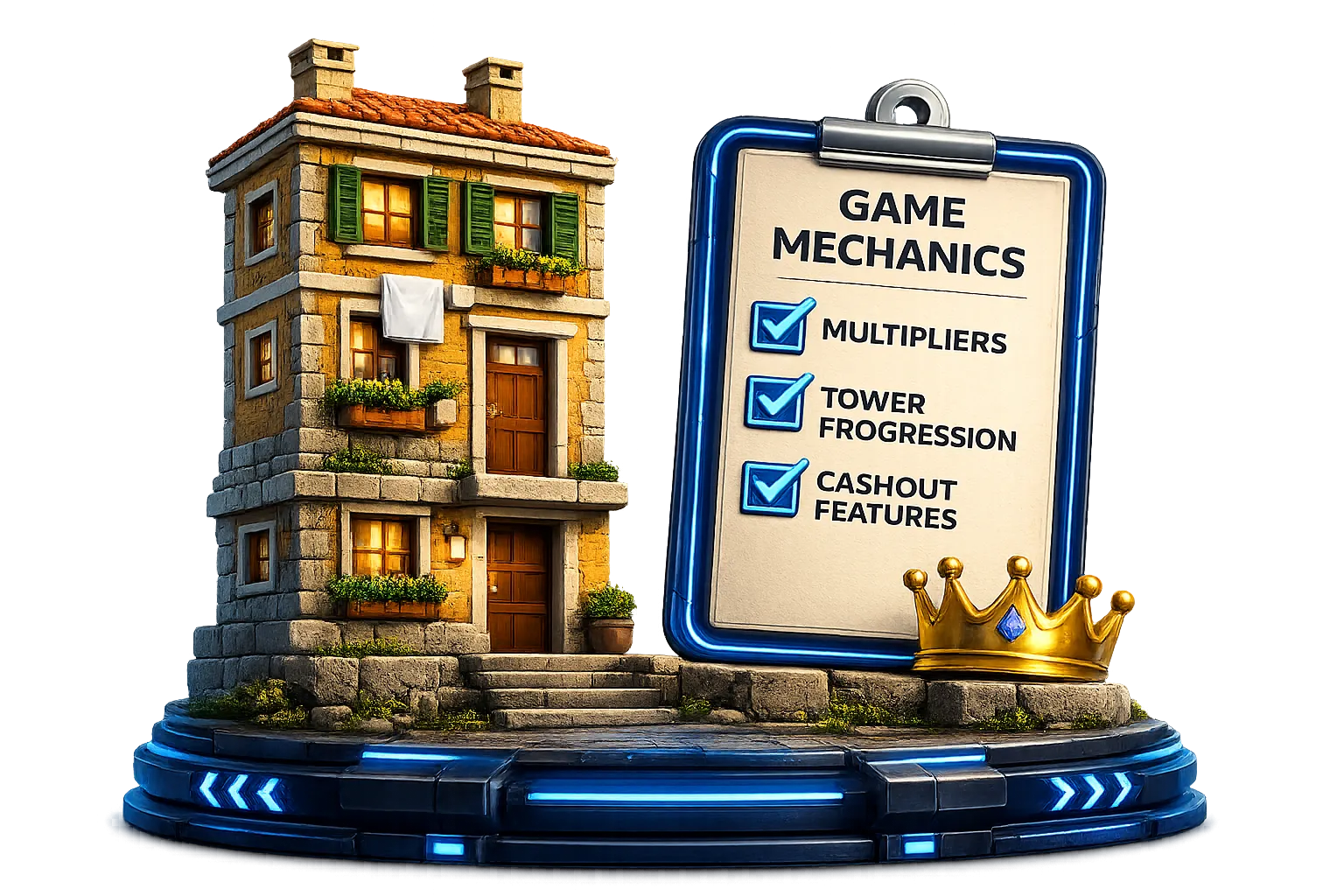 Mécaniques Tower Rush